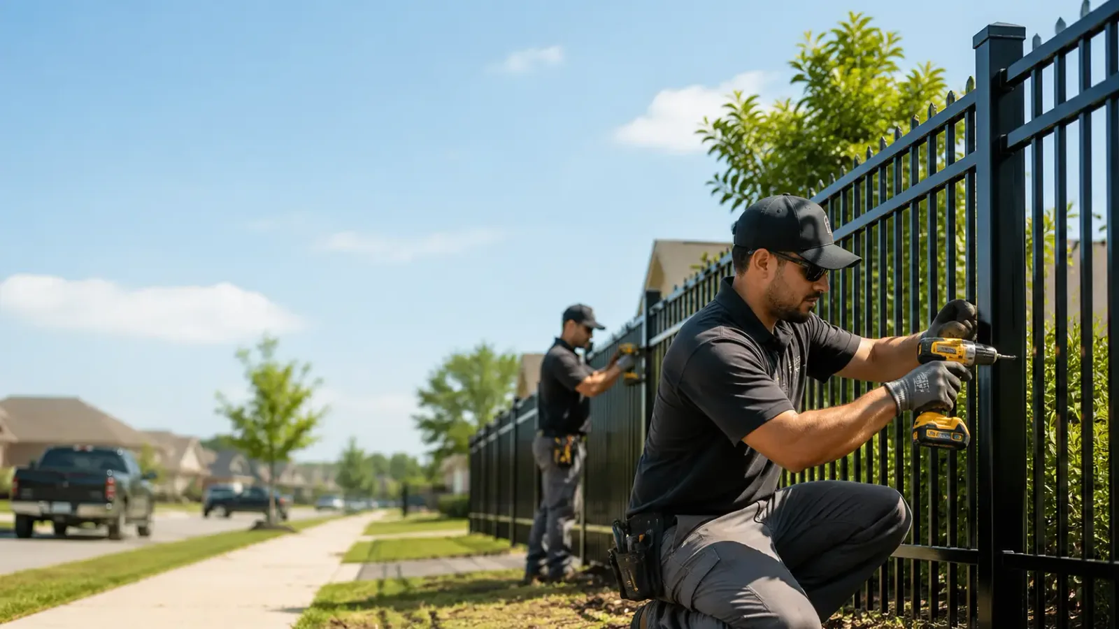 Metal Fence Installation in Brentwood, TN